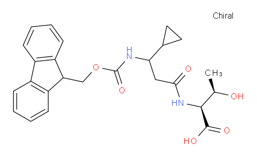 (2S,3R)-2-[3-cyclopropyl-3-({[(9H-fluoren-9-yl)methoxy]carbonyl}amino)propanamido]-3-hydroxybutanoic acid