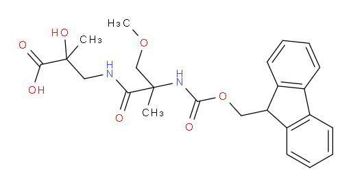 3-[2-({[(9H-fluoren-9-yl)methoxy]carbonyl}amino)-2-(methoxymethyl)propanamido]-2-hydroxy-2-methylpropanoic acid