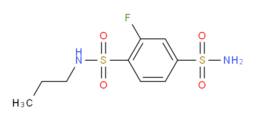 2-fluoro-N1-propylbenzene-1,4-disulfonamide