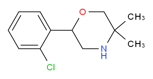 2-(2-chlorophenyl)-5,5-dimethylmorpholine