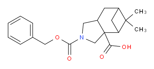 4-[(benzyloxy)carbonyl]-9,9-dimethyl-4-azatricyclo[6.1.1.0,2,6]decane-2-carboxylic acid