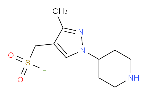 [3-methyl-1-(piperidin-4-yl)-1H-pyrazol-4-yl]methanesulfonyl fluoride