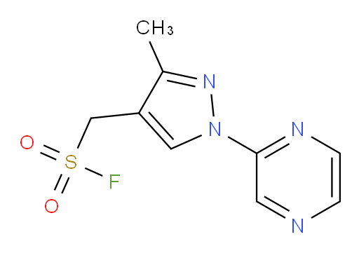 [3-methyl-1-(pyrazin-2-yl)-1H-pyrazol-4-yl]methanesulfonyl fluoride