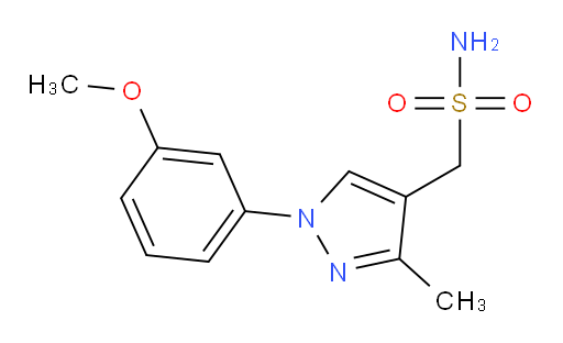 [1-(3-methoxyphenyl)-3-methyl-1H-pyrazol-4-yl]methanesulfonamide