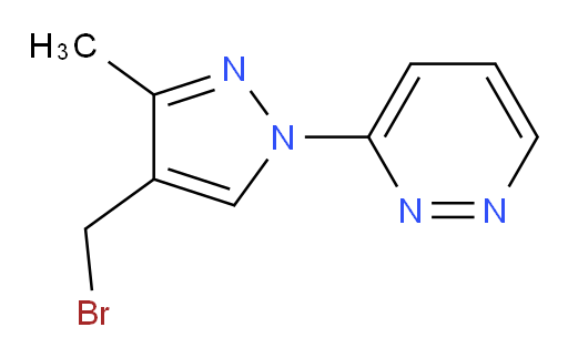 3-[4-(bromomethyl)-3-methyl-1H-pyrazol-1-yl]pyridazine