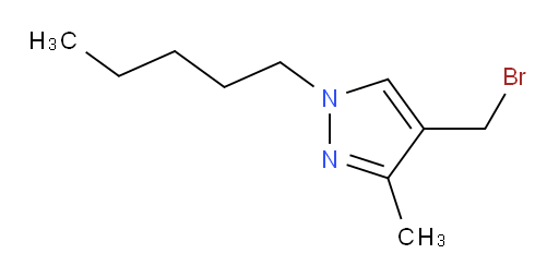 4-(bromomethyl)-3-methyl-1-pentyl-1H-pyrazole