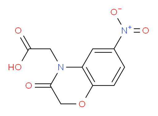 2-(6-nitro-3-oxo-3,4-dihydro-2H-1,4-benzoxazin-4-yl)acetic acid