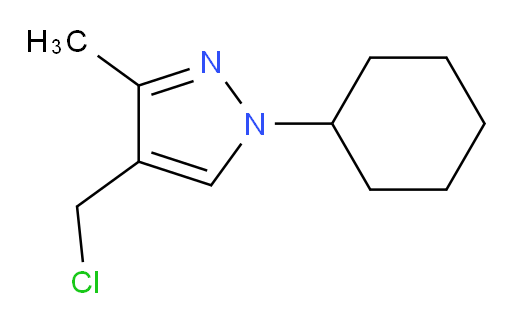 4-(chloromethyl)-1-cyclohexyl-3-methyl-1H-pyrazole