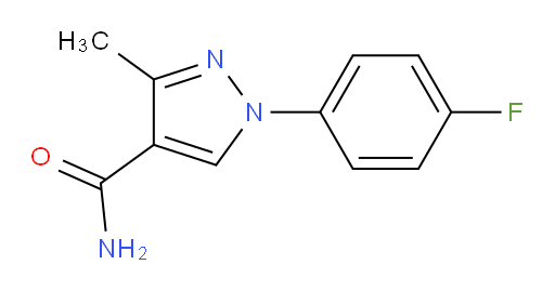 1-(4-fluorophenyl)-3-methyl-1H-pyrazole-4-carboxamide