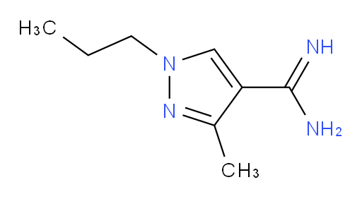 3-methyl-1-propyl-1H-pyrazole-4-carboximidamide