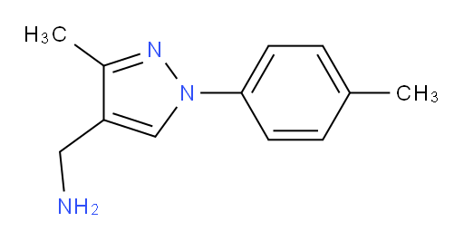 [3-methyl-1-(4-methylphenyl)-1H-pyrazol-4-yl]methanamine