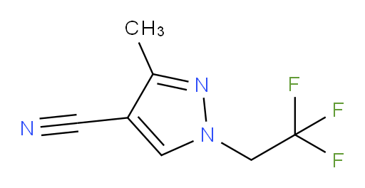3-methyl-1-(2,2,2-trifluoroethyl)-1H-pyrazole-4-carbonitrile