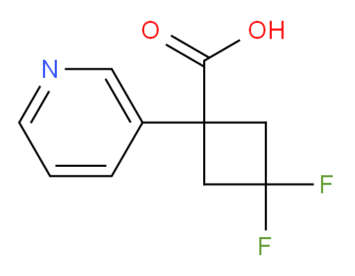 3,3-difluoro-1-(pyridin-3-yl)cyclobutane-1-carboxylic acid