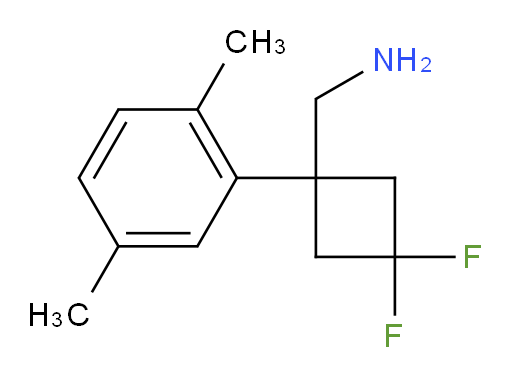 [1-(2,5-dimethylphenyl)-3,3-difluorocyclobutyl]methanamine