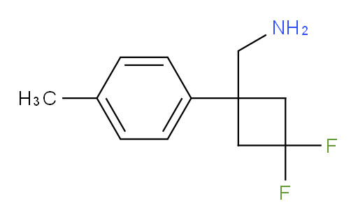 [3,3-difluoro-1-(4-methylphenyl)cyclobutyl]methanamine