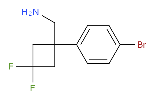 [1-(4-bromophenyl)-3,3-difluorocyclobutyl]methanamine