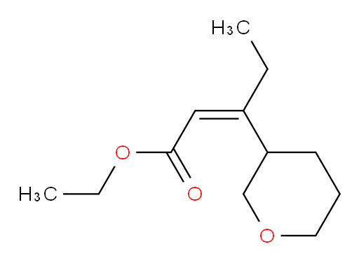 ethyl (2Z)-3-(oxan-3-yl)pent-2-enoate