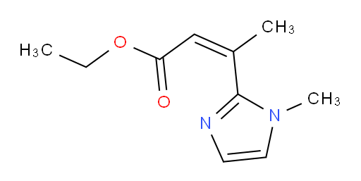 ethyl (2Z)-3-(1-methyl-1H-imidazol-2-yl)but-2-enoate
