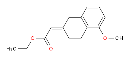 ethyl 2-[(2E)-5-methoxy-1,2,3,4-tetrahydronaphthalen-2-ylidene]acetate