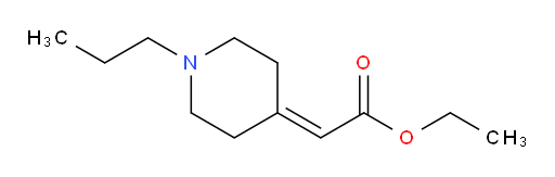 ethyl 2-(1-propylpiperidin-4-ylidene)acetate