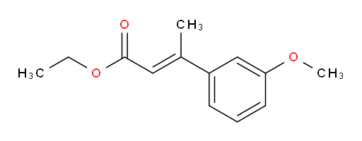 ethyl (2E)-3-(3-methoxyphenyl)but-2-enoate