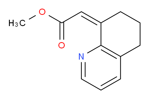 methyl 2-[(8Z)-5,6,7,8-tetrahydroquinolin-8-ylidene]acetate
