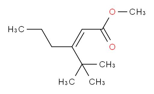 methyl (2Z)-3-tert-butylhex-2-enoate