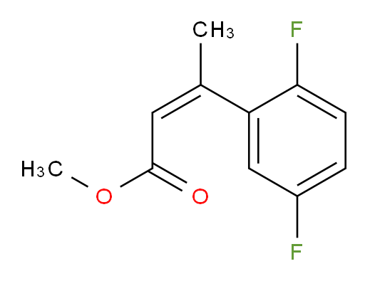 methyl (2Z)-3-(2,5-difluorophenyl)but-2-enoate