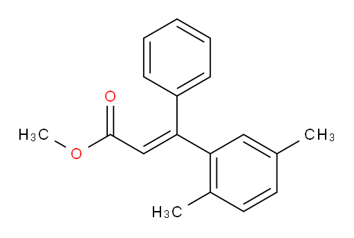 methyl (2E)-3-(2,5-dimethylphenyl)-3-phenylprop-2-enoate