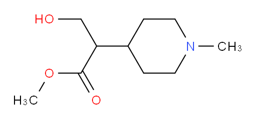 methyl 3-hydroxy-2-(1-methylpiperidin-4-yl)propanoate