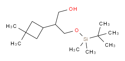 3-[(tert-butyldimethylsilyl)oxy]-2-(3,3-dimethylcyclobutyl)propan-1-ol