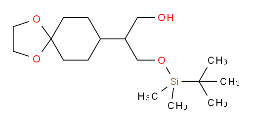 3-[(tert-butyldimethylsilyl)oxy]-2-{1,4-dioxaspiro[4.5]decan-8-yl}propan-1-ol
