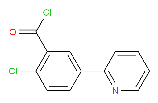 2-chloro-5-(pyridin-2-yl)benzoyl chloride