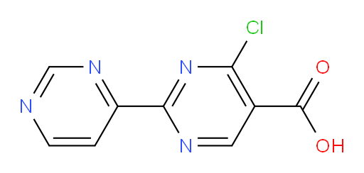 4-chloro-2-(pyrimidin-4-yl)pyrimidine-5-carboxylic acid