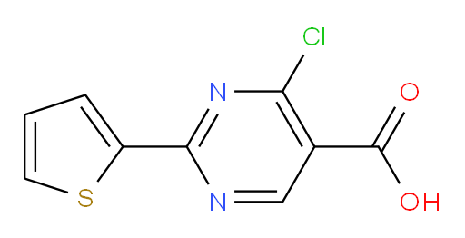 4-chloro-2-(thiophen-2-yl)pyrimidine-5-carboxylic acid
