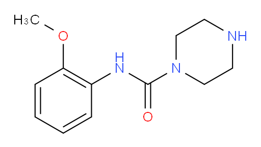 N-(2-methoxyphenyl)piperazine-1-carboxamide