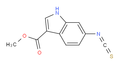 methyl 6-isothiocyanato-1H-indole-3-carboxylate