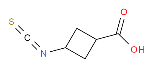 3-isothiocyanatocyclobutane-1-carboxylic acid