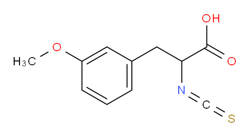 2-isothiocyanato-3-(3-methoxyphenyl)propanoic acid