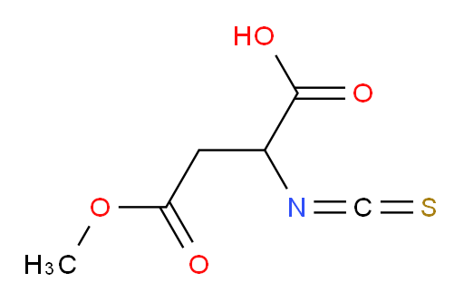 2-isothiocyanato-4-methoxy-4-oxobutanoic acid