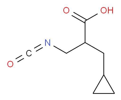 2-(cyclopropylmethyl)-3-isocyanatopropanoic acid