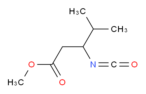 methyl 3-isocyanato-4-methylpentanoate