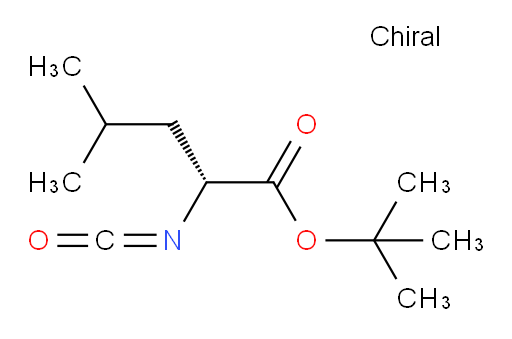 tert-butyl (2R)-2-isocyanato-4-methylpentanoate
