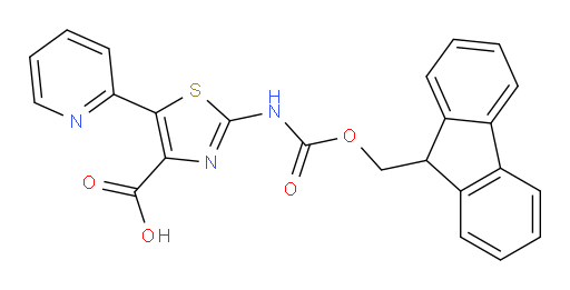 2-({[(9H-fluoren-9-yl)methoxy]carbonyl}amino)-5-(pyridin-2-yl)-1,3-thiazole-4-carboxylic acid