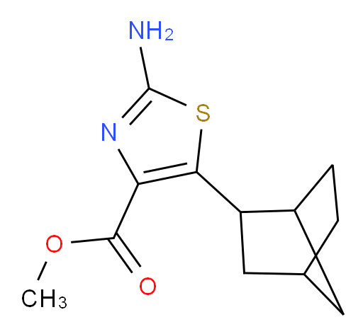 methyl 2-amino-5-{bicyclo[2.2.1]heptan-2-yl}-1,3-thiazole-4-carboxylate