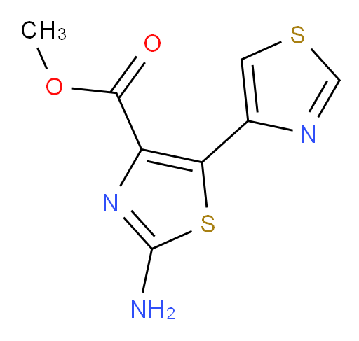 methyl 2-amino-5-(1,3-thiazol-4-yl)-1,3-thiazole-4-carboxylate