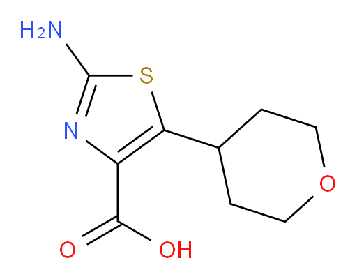 2-amino-5-(oxan-4-yl)-1,3-thiazole-4-carboxylic acid