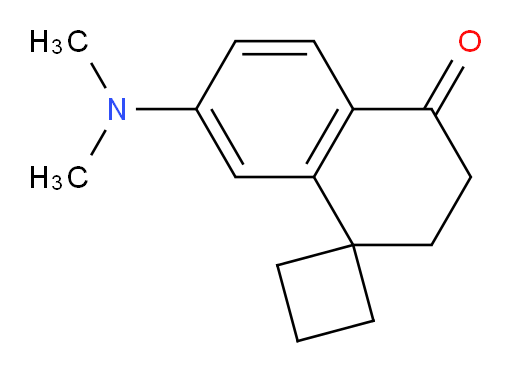 7'-(dimethylamino)-3',4'-dihydro-2'H-spiro[cyclobutane-1,1'-naphthalene]-4'-one