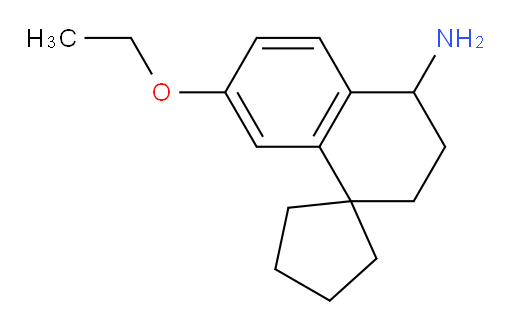 7'-ethoxy-3',4'-dihydro-2'H-spiro[cyclopentane-1,1'-naphthalene]-4'-amine
