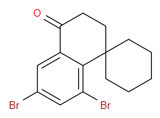 6',8'-dibromo-3',4'-dihydro-2'H-spiro[cyclohexane-1,1'-naphthalene]-4'-one